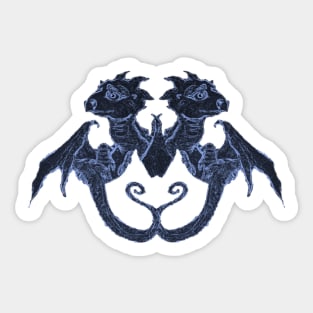 Duo Baby Dragon in Egg Sticker